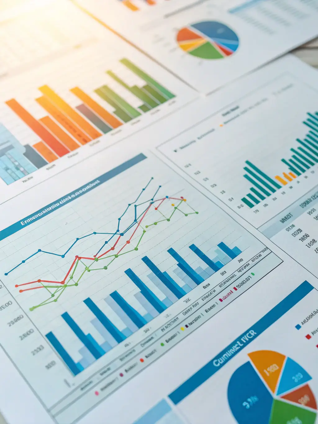 A growing graph with upward trending lines, symbolizing financial growth and successful investment outcomes through strategic planning and execution.